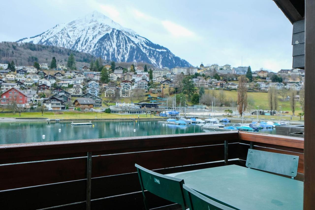 Seewohnung 1 Spiez Eksteriør bilde