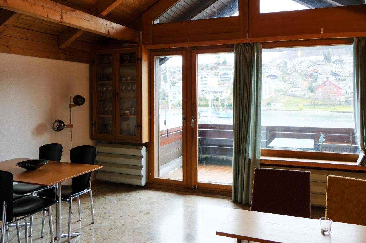 Seewohnung 1 Spiez Eksteriør bilde