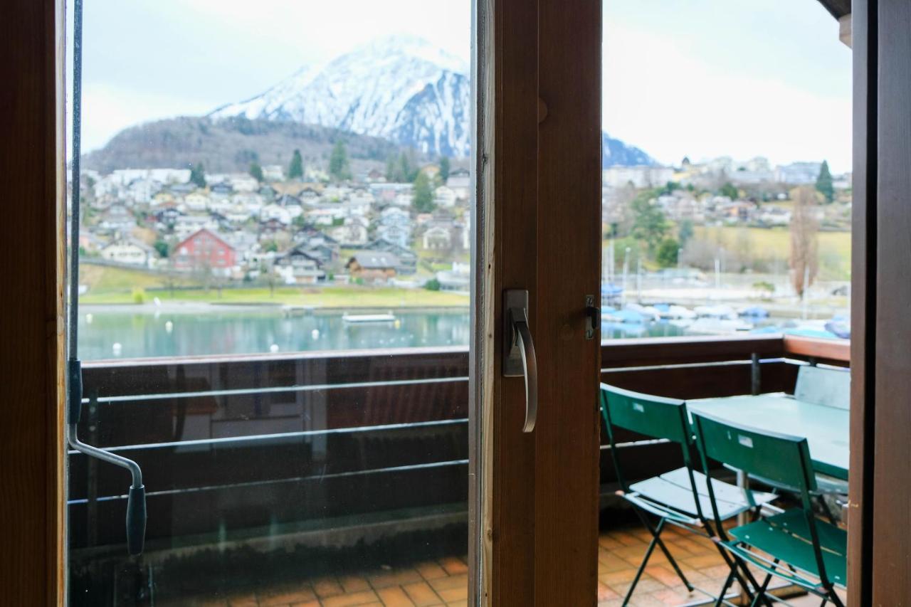Seewohnung 1 Spiez Eksteriør bilde